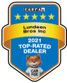 Carfax 2021 top-rated dealer Award