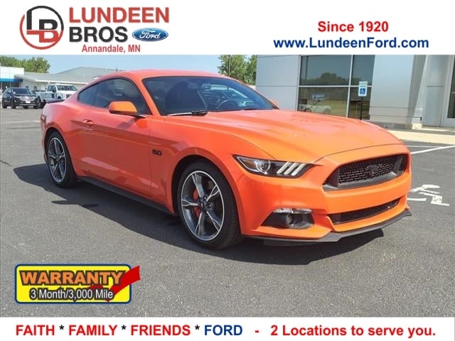 Used 2016 Ford Mustang GT Premium with VIN 1FA6P8CF6G5229306 for sale in Annandale, Minnesota