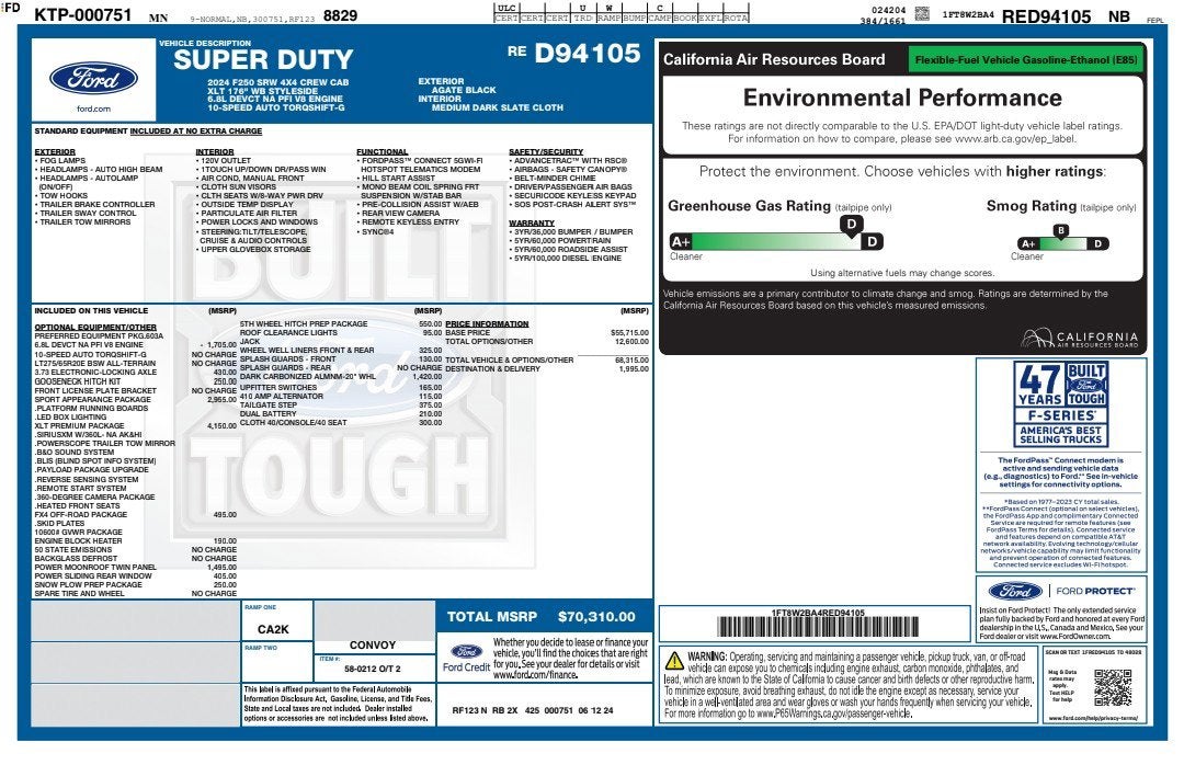 2024 Ford Super Duty F-250 SRW XLT