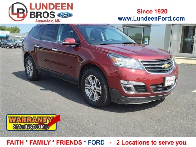 Used 2016 Chevrolet Traverse 2LT with VIN 1GNKVHKD1GJ331299 for sale in Annandale, Minnesota