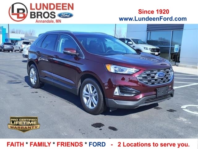 Used 2020 Ford Edge SEL with VIN 2FMPK4J91LBA99214 for sale in Annandale, Minnesota