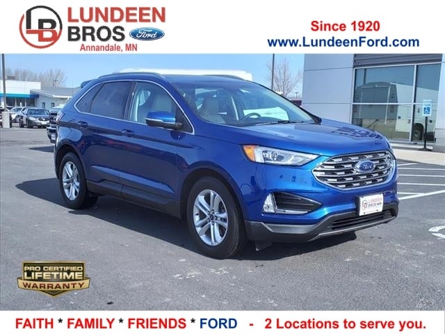 Used 2020 Ford Edge SEL with VIN 2FMPK4J91LBB48976 for sale in Annandale, Minnesota