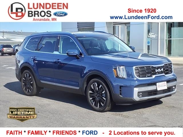 Used 2023 Kia Telluride SX X-Pro with VIN 5XYP5DGCXPG345516 for sale in Annandale, Minnesota